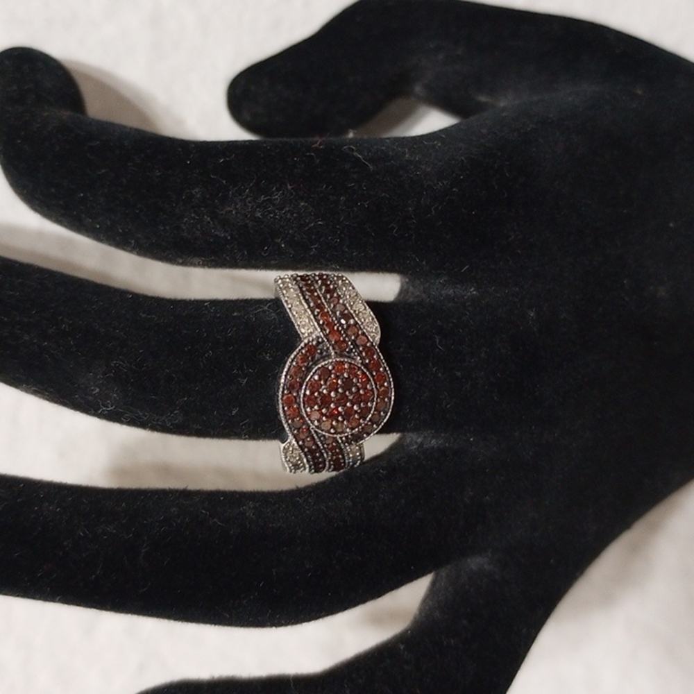 925 Cluster Ring - image 1